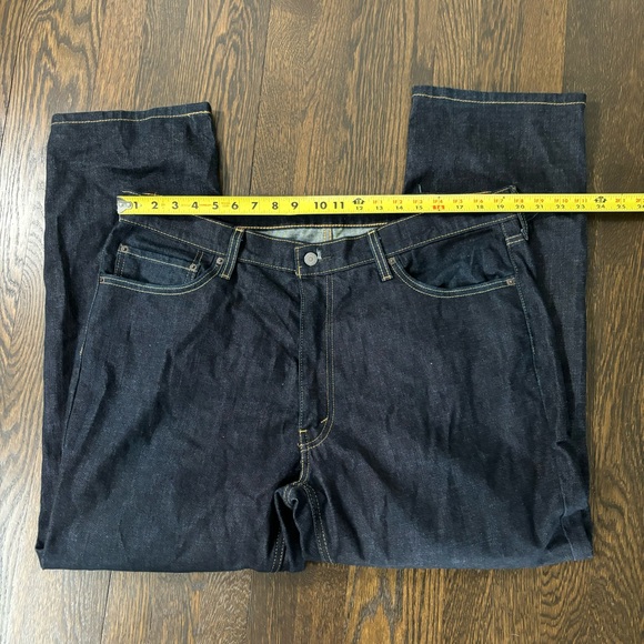 Levi's 541 Jeans Athletic Taper Blue Denim Mens 40x30 Classic Dark Wash - Picture 3 of 8